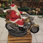 Weihnachtsmann auf Motorrad *SELBSTABHOLUNG*